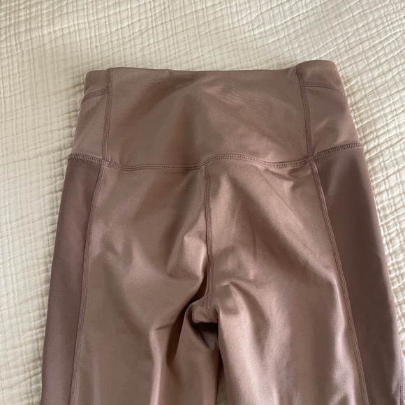 FREE PEOPLE MOVEMENT CLAY HIGH RISE MESH LEGGING SIZE SMALL full length - Picture 8 of 10